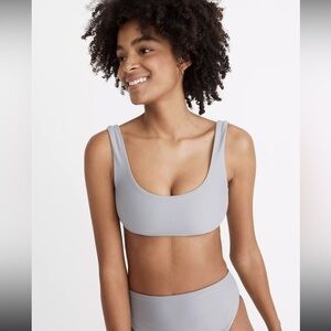 Madewell x Jade Swim Rounded Edges Bikini Top NG182 S